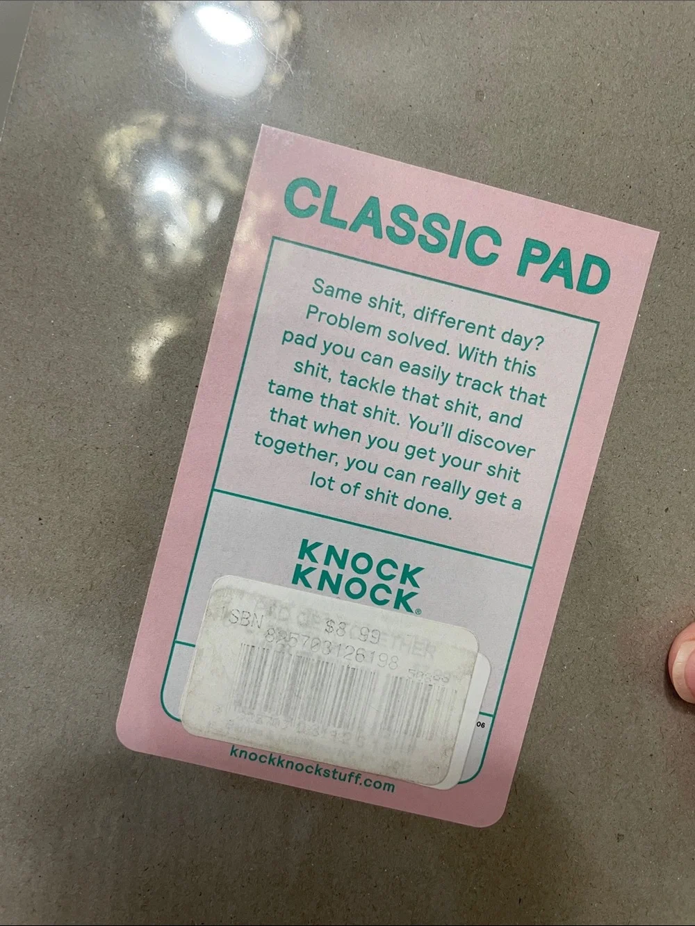 🎆 Get Your 💩 Together Pink Checklist Notepad